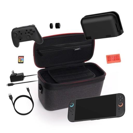 حقيبة حماية وسفر واسعة ومكثفة من DOBE لجهاز نينتندو سويتش 2 DOBE Large Storage Case for Nintendo Switch 2