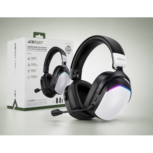 سماعة الألعاب اللاسلكية Acefast H11 ضمان سنة Acefast H11 Wireless Gaming Headset