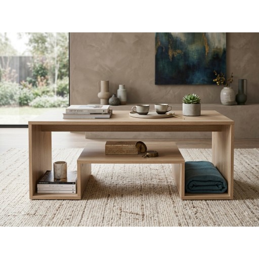 ميز وسطي مودرن Modern Wood Coffee Table