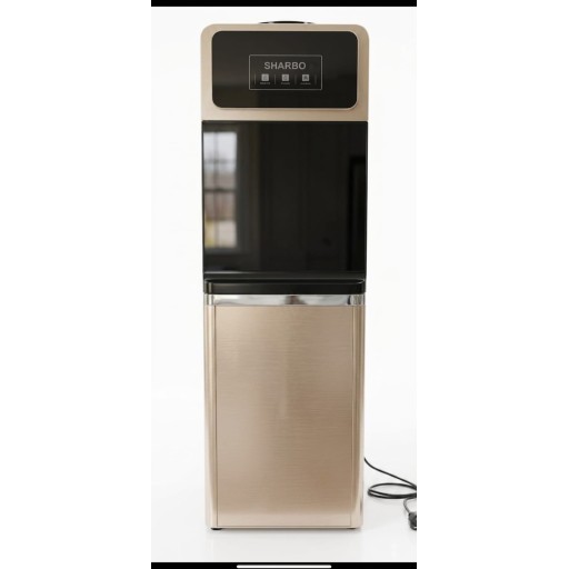 براد ماء شاربو بلازما 3 حنفية , ثلاجة ذهبي  Sharbo Plasma 3-tap water boiler, gold fridge