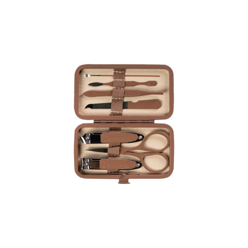 طقم مانيكير 7 قطع جرين لايون – كاكي Green Lion 7 Piece Manicure Set – Kakhi