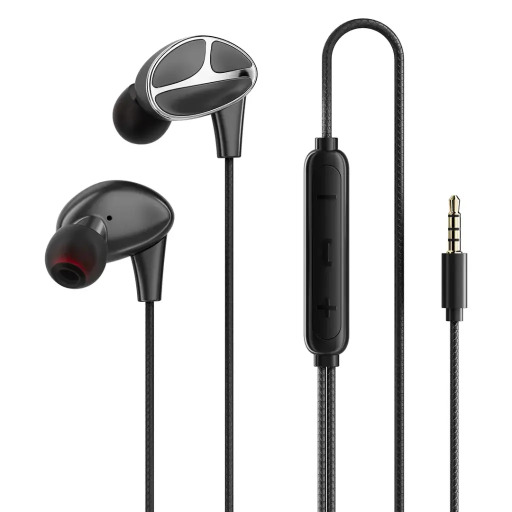 بورودو Porodo 3 3-button Wired Earphones