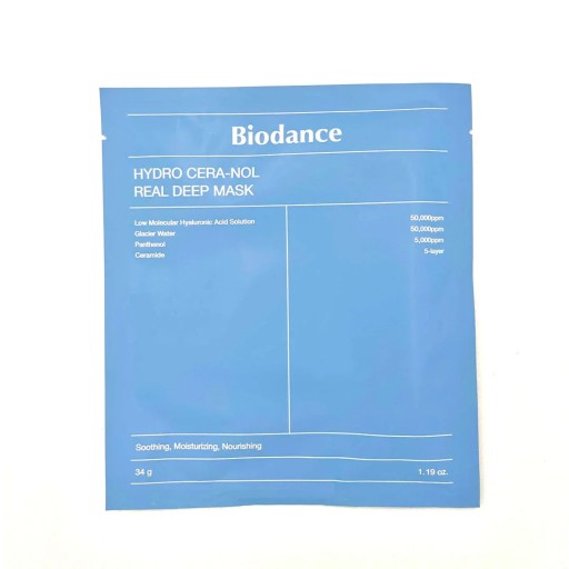 قناع بيودانس هيدرو سيرا-نول ريل ديب، 4 قطع BIODANCE Hydro Cera-Nol Real Deep Mask 4 Pes