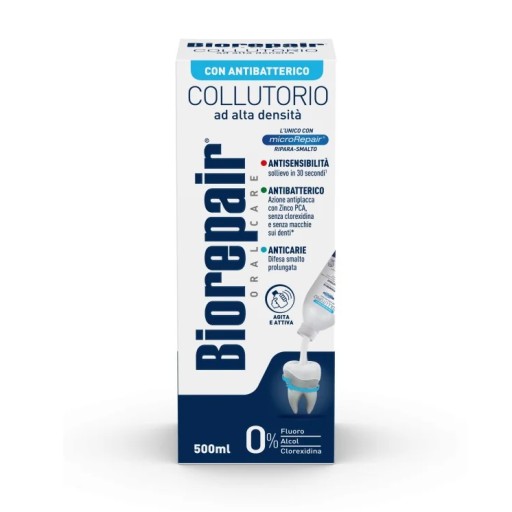 غسول فم عالي الكثافة 3 في 1 بيوريبير 500 مل High Density 3 In 1 Mouthwash Biorepair 500ml