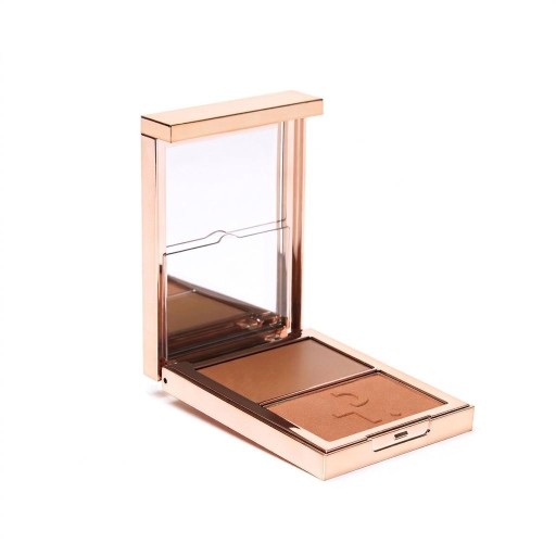 باتريك تا باليت ثنائي التركيبة برونزر وكونتور للبشرة PATRICK TA MAJOR SCULPT CRÈME CONTOUR & POWDER BRONZER DUO – She s Bronzed Warm Medium
