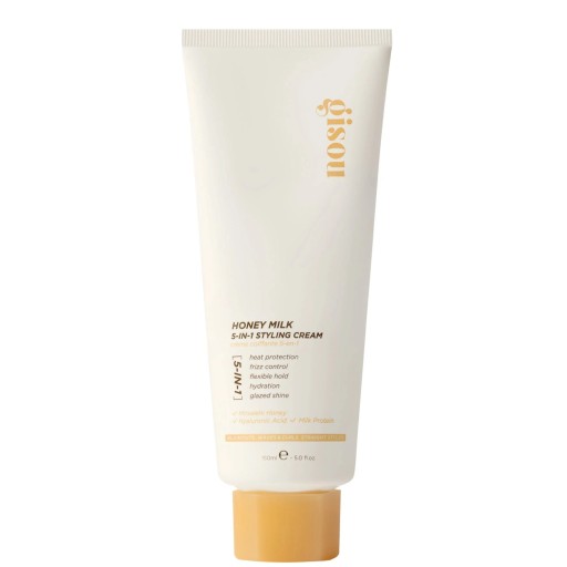 كريم تصفيف الشعر جيسو بالعسل والحليب 5 في 1، 150 مل Gisou Honey Milk 5-in-1 Styling Cream 150ml