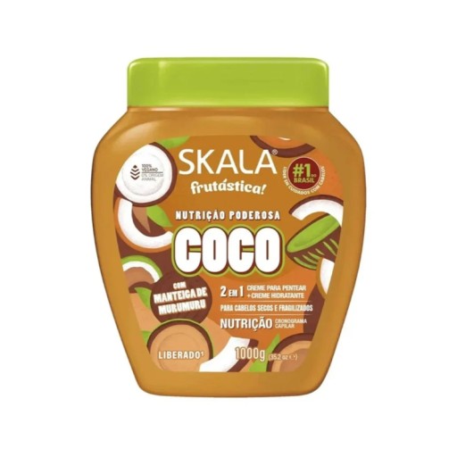 كريم الشعر بجوز الهند 1000 غم SKALA COCO COCONUT 1000G