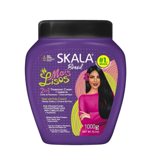 كريم معالج للشعر 1000 غم SKALA MAIS LISOS 2IN1 1000G