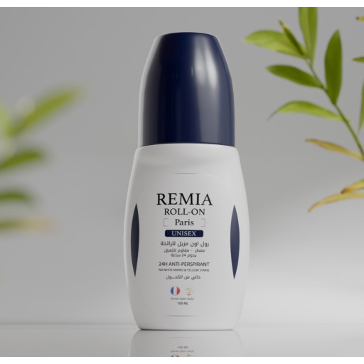 رول أون باريس للجنسين 80 مل REMIA ROLL ON PARIS UNISEX 80ML