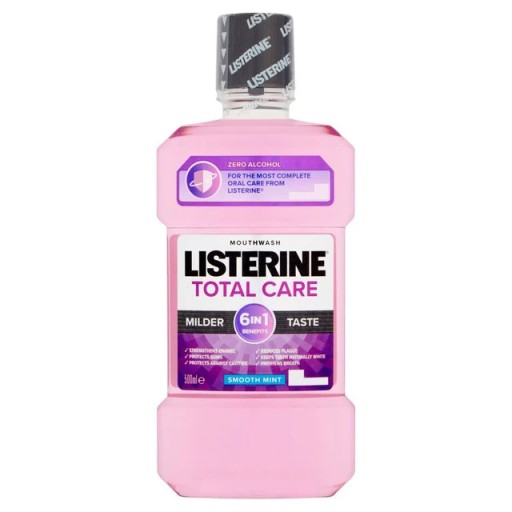 ليسترين بنكهة النعناع الناعم ٥٠٠ مل LISTERINE SMOOTH MINT 500 ML