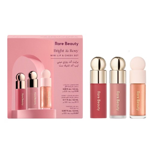مجموعة رير بيوتي برايت - روزي ميني RARE BEAUTY BRIGHT - ROSY MINI SET