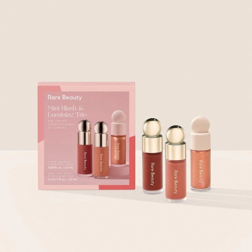 أحمر خدود صغير من رير بيوتي - مجموعة لومينيز الثلاثية RARE BEAUTY MINI BLUSH - LUMINIZE TRIO