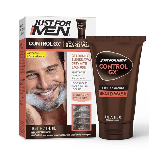 غسول لحية للرجال فقط 118 مل JUST FOR MEN BEARD WASH 118 ML