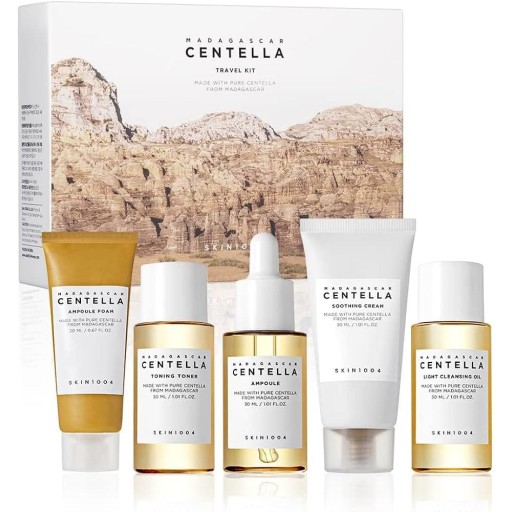 مجموعة السفر مدغشقر سنتيلا 5 قطع CENTELLA TRAVEL KIT  SKIN 1004