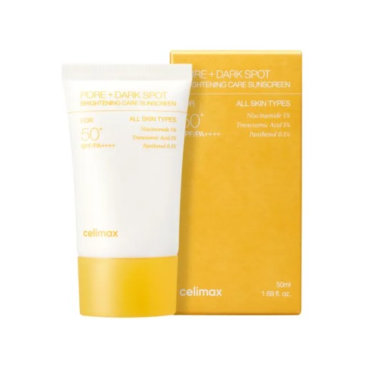 واقي الشمس سيليماكس للمسام والبقع الداكنة بعامل حماية 50+50 مل CELIMAX PORE+DARK SPOT SUNSCREEN SPF50+50ML