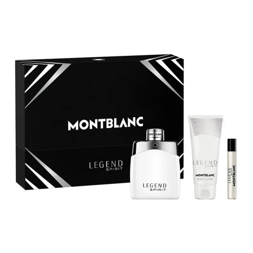 عطر مونت بلانك ليجند سبيريت أو دو تواليت 100 مل + أو دو تواليت 7.5 مل + ماء/صابون 100 مل Montblanc Legend Spirit Eau de Toilette 100ml + Eau de Toilette 7.5ml + Water/Soap 100ml