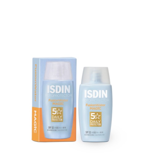 واقي الشمس إيزدين فيوجن ووتر ماجيك بعامل حماية من الشمس 50+، 50 مل ISDIN FUSION WATER MAGIC SPF50+ 50ML