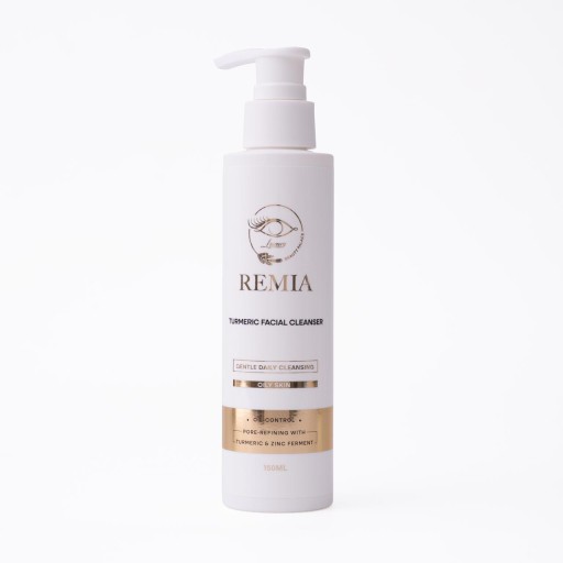 غسول الوجه بالكركم من ريميا للبشرة الدهنية 150 مل REMIA TURMERIC FACIAL CLEANSER OILY SKIN 150ML