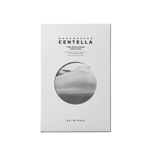 قناع لتفتيح لون البشرة من  السنتيلا من مدغشقر  5 شرائح Madagascar Centella, Tone Brightening Glow Beauty Mask, 5 Sheets
