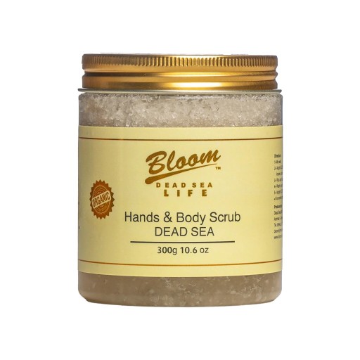 مقشر اليدين والجسم بخلاصة البحر الميت 300 غم Bloom Dead Sea Hand & Body Scrub 300 g