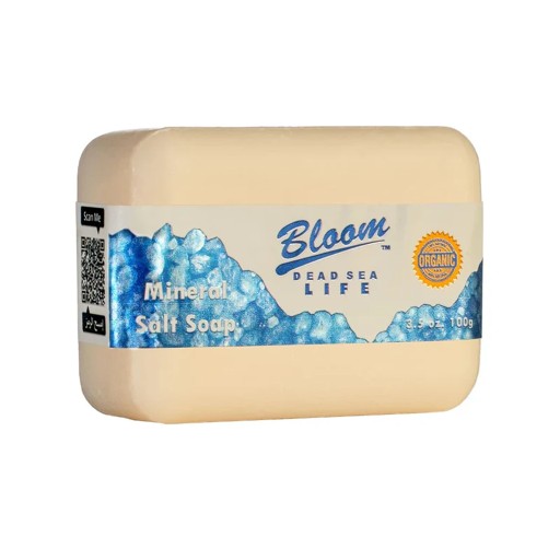 صابون الملح المعدني بلوم 100 غم Mineral Salt Soap Bloom 100 g