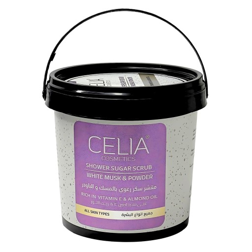 مقشر السكر الرغوي برائحة المسك والباودر 600 غم Musk And Powder Foaming Sugar Scrub 600 g