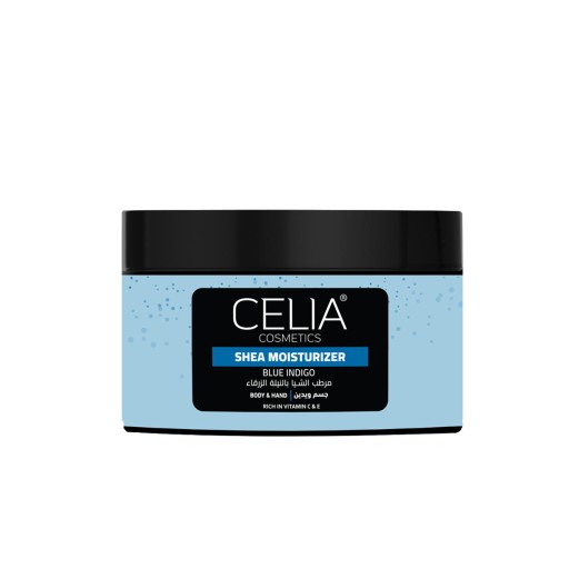 مرطب للوجه والجسم بخلاصة الشيا والنيلة الزرقاء 300 غم Shea Moisturizer Blue Indigo For Face And Body 300 g