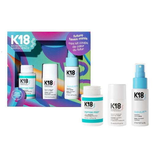 مجموعة معالجة للشعر التالف 3 قطع Biomimetic Hairscience Future Faves Minis Set 3 PCS