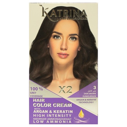 صبغ الشعر بالأرغان والكيراتين 6 قطع Hair Color Cream With Argan & Keratin 6 PCS