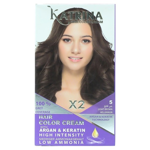 صبغ الشعر بالأرغان والكيراتين 6 قطع Hair Color Cream With Argan & Keratin 6 PCS