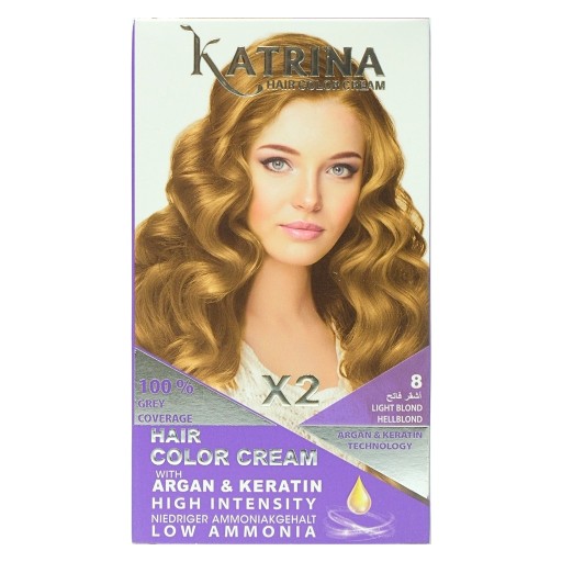 صبغ الشعر بالأرغان والكيراتين 6 قطع Hair Color Cream With Argan & Keratin 6 PCS