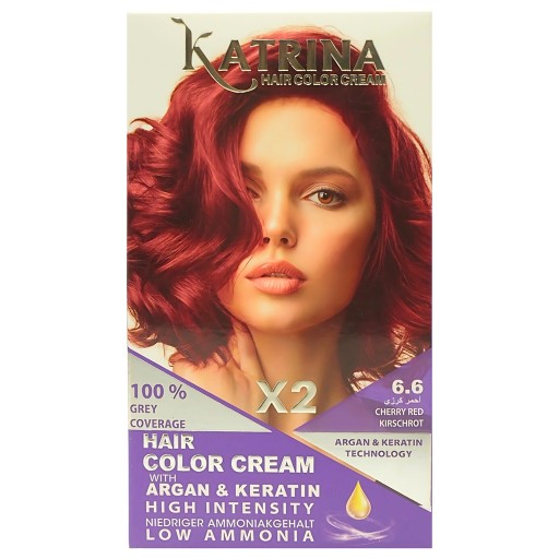 صبغ الشعر بالأرغان والكيراتين 6 قطع Hair Color Cream With Argan & Keratin 6 PCS
