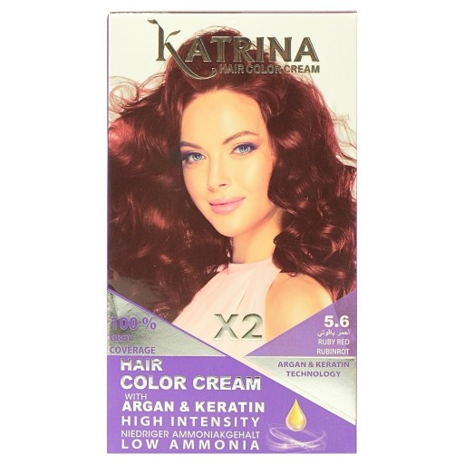 صبغ الشعر بالأرغان والكيراتين 6 قطع Hair Color Cream With Argan & Keratin 6 PCS