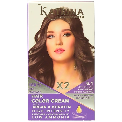صبغ الشعر بالأرغان والكيراتين 6 قطع Hair Color Cream With Argan & Keratin 6 PCS