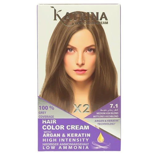 صبغ الشعر بالأرغان والكيراتين 6 قطع Hair Color Cream With Argan & Keratin 6 PCS