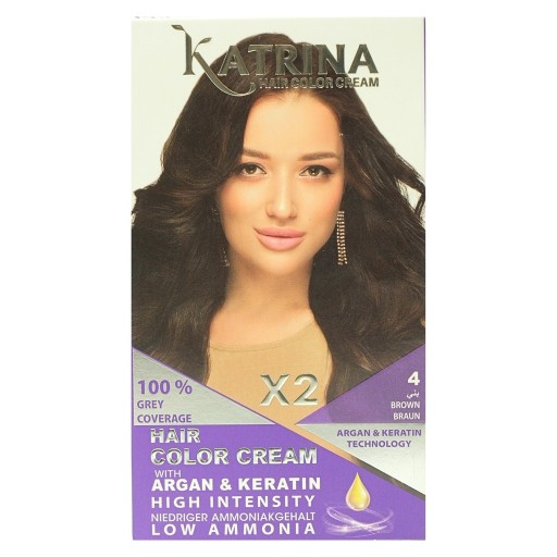 صبغ الشعر بالأرغان والكيراتين 6 قطع Hair Color Cream With Argan & Keratin 6 PCS