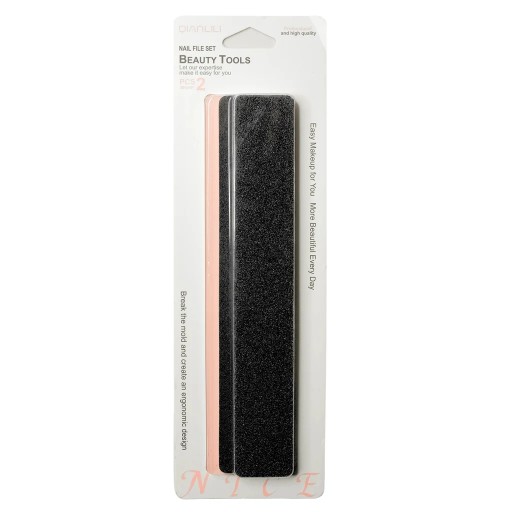 مجموعة مبرد أظافر اسود 1551 قطعتين Black Nail File Set 1551, 2 PCS