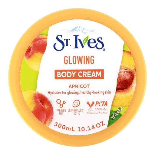 كريم مرطب للجسم برائحة المشمش 300 مل Body Cream with Apricot 300 ml