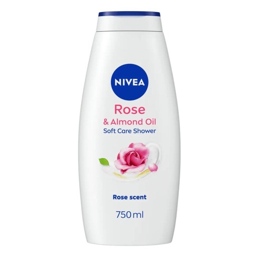 جل استحمام بزيت الورد واللوز 750 مل Shower Gel Rose & Almond Oil 750 ml