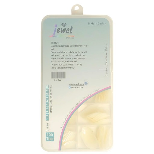 مجموعة أظافر صناعية قصيرة Short Artificial Nails Set