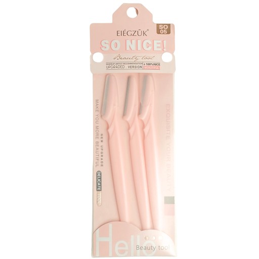 شفرات لتحديد الوجه سو نايس 3 قطع So Nice Facial Razors 3 PCS