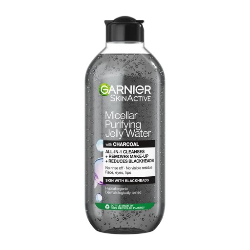 ماء ميسيلار جيلي منقي للبشرة بالفحم 400 مل Micellar Purifying Jelly Water With Charcoal 400 ml