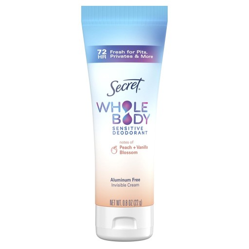 كريم مزيل العرق للجسم بالخوخ والفانيليا 22 غم Whole Body Deodorant Cream Peach & Vanilla 22 g