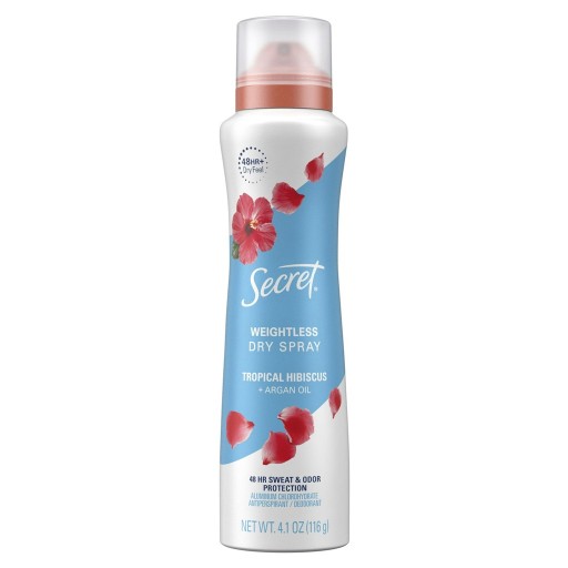 مزيل عرق بخاخ بالكركديه وزيت الأرغان 116 غم Dry Spray Antiperspirant Deodorant Tropical Hibiscus and Argan Oil 116 g