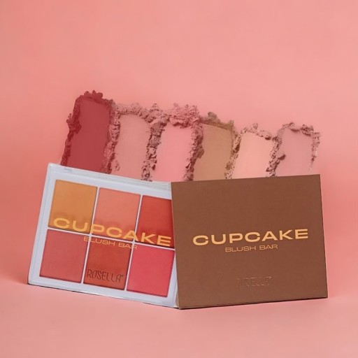(باليت أحمر الخدود روزيلا (كب كيك Blush Palette (Cupcake)