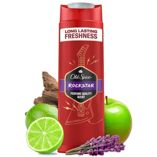 جل الاستحمام 3 في 1 روك ستار 400 مل 3 In 1 Shower Gel Rockstar 400 ml