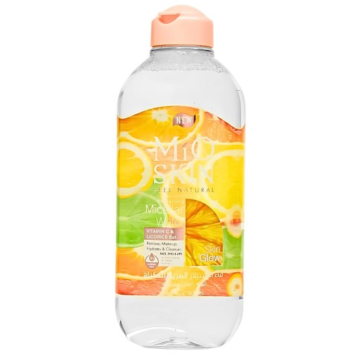 ماء ميسيلار للتفتيح وإزالة الماكياج 400 مل Micellar Water Whitening Vitamin C 400 ml