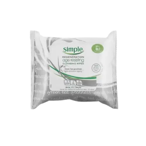 مناديل تنظيف الوجه مقاومة لعلامات الشيخوخة 25 قطعة 25 X Regeneration Age Resisting Cleansing Wipes