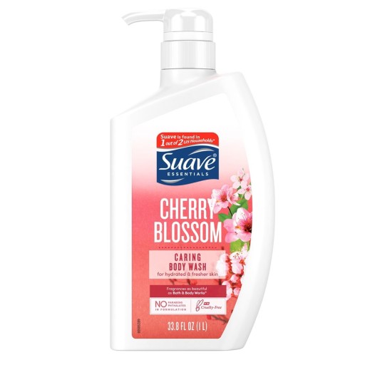 غسول للجسم لبشرة رطبة ومنتعشة برائحة زهر الكرز 1 لتر Bodywash For Hydrated & Fresher Skin Cherry Blossom 1 L
