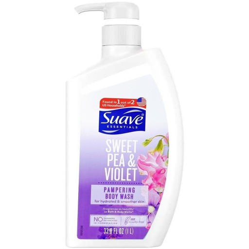 غسول للجسم لبشرة رطبة ومنتعشة برائحة البازلاء الحلوة والبنفسج 1 لتر Bodywash For Hydrated & Fresher Skin Sweet Pea & Violet 1 L